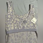 Free People  Women's Printed Clean Lines Thong Bodysuit, Lilac Combo, XS-S Photo 8