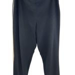 Ralph Lauren Purple Label Collection Silk Trouser Pant Side Stripe Black Size 12 Photo 2