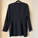 MM.LaFleur The Carmen Blazer Jacket Wool Dark Navy Blue Size 4 Photo 9