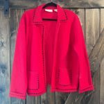 Studio Works  100% Wool Open Front Sweater Photo 0