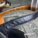 Vintage 70s Peep Toe Heel Sandals Size 8 Photo 5