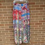 Anthropologie  Hemant & Nandita Colorful Long Maxi Skirt Lined Size Medium Photo 3