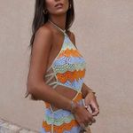 ZARA Cut Out Crotchet Dress Photo 1