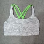 Lululemon Energy Bra Athletic Sports Bra Gray Size 6 Photo 3