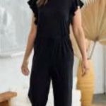 Hailey & Co. NWT Ruffled Sleeveless Jumpsuit Photo 0