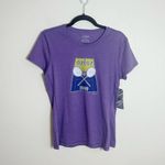 ASICS Throwback Tennis Shirt Size Medium New Purple Photo 1