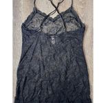 Victoria's Secret Black sheer lace lingerie nightie teddy dress negligee size XL Photo 3