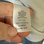 Talbots Tailored Sharkskin Blue One-Button Blazer Pantsuit Polished Photo 6