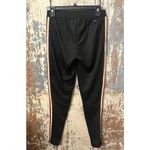 Adidas  track pants size XS black with pink stripe joggers Photo 3