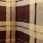 With Jean  Miles Plaid Mini Skirt In Cher Yellow Size XS Photo 10