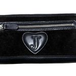 Juicy Couture Y2K  Velvet Leather Rhinestone Scotty Zip Around Wallet Photo 3