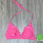 Kate Spade Women's Petunia Pink Morro Bay Triangle Halter Bikini Swim Top sz XS Photo 1