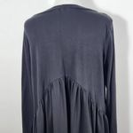 Sun & Moon Black Long Sleeve Dress Size Medium Black Babydoll Mini Dress Photo 5