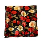 Sheer Floral Scarf Black Photo 2