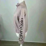 Calvin Klein Pink Cropped Pullover Sweatshirt Size M Photo 2