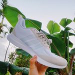 Adidas Running Inspired Retro Training Sneakers White Photo 2