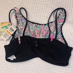 Hobie NWT! Bright Neon Multicolor Bikini Top Swim Photo 5