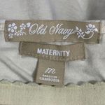 Old Navy  100% Cotton Off White Maternity Tank Top Size Medium Photo 3