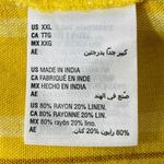 Style & Co XX-Large Romper Shorts Striped V-Neck Sleeveless Pockets Yellow New Photo 5