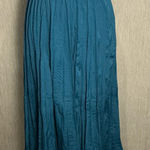 Soft Surroundings  Teal Maxi Skirt Size PM Photo 0