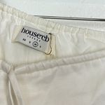 House Of CB Cleo Drawstring Pants in White Size Medium Photo 4