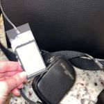 Karl Lagerfeld Womens Maybelle Rhinestone Satchel Crossbody Black Medium NWT Photo 5