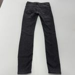 ZARA  Jeans Womens Size 4 Black Grey Skinny Dark Wash Charcoal Denim Cotton Photo 2