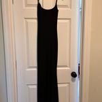 SKIMS  long slip dress in onyx. Size small Photo 2