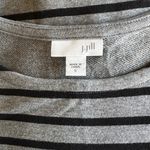 J.Jill Women’s A Line Sweatshirt Dress Striped Knee Length Size Small Photo 11