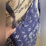 Urban Outfitters NTM Blue Bandana Linen Maxine Halter 90’s Style Dress Sz 4 Photo 10