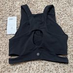 Athleta  Women’s Size Small Conscious Cut Out Crop in Black NWT Photo 2