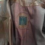 Brown vintage leather blazer Size L Photo 6