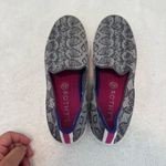 Rothy's  Womens Size 8 Grey Snake Skin Python Retired Sneakers Slip On Flats Photo 7