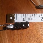 Brazilian Smokey Quartz Three Stone Stainless Steel Pendant Necklace Photo 5