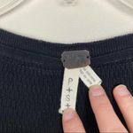 Free People We The Free Black Thermal Henley Sz S Photo 4