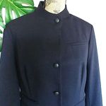 Worthington Modern Knit Mandarin Blazer Jacket Photo 1