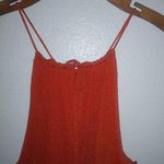 Topshop  10 Halter Knit Maxi Dress 70s Burnt Orange Photo 2