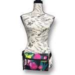 Vera Bradley  Belt Bag Fanny Pack Floral Black Pink Nylon Adjustable Waist Travel Photo 1