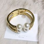 Pearl Bracelet 14k Gold Plated Photo 0