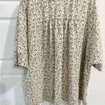 Max Studio Scarf Print Button Up Flowy Relaxed Travel Oversized Resort wear Photo 8