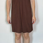 Max edition Vintage  MADE IN USA Brown Mini Dress Size Small Photo 0
