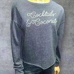 Zoe & Liv NWOT women’s Casual Graphic Sweatshirt Cozy Pullover Relaxed Fit sz S Photo 2