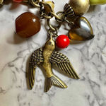 Beaded bird stretchy charm bracelet Photo 1