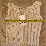ZARA NWT  WOMEN'S SIDE CUT OUT KNIT TOP CREAM/IVORY SIZE S Photo 6