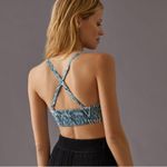 Anthropologie  Pilcro Printed Surf Bra Top in Ikat Blue/White Photo 7