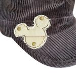 Disneyland Resort Mickey Mouse Corduroy Cadet Style Hat Cap AdJustable Adult Sz Brown Photo 3