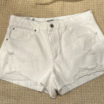 Garage Denim shorts women’s 11 White Size 30 Photo 0
