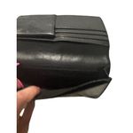 CELINE Womens Black Vintage Long Logo Clutch Wallet Photo 5