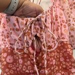 Free People  Tessa Dress Floral Print Mini Dress in Pink and Red Size S Photo 8