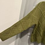 Caslon  Green Chunky Knit Turtleneck Pullover Sweater size S Photo 5